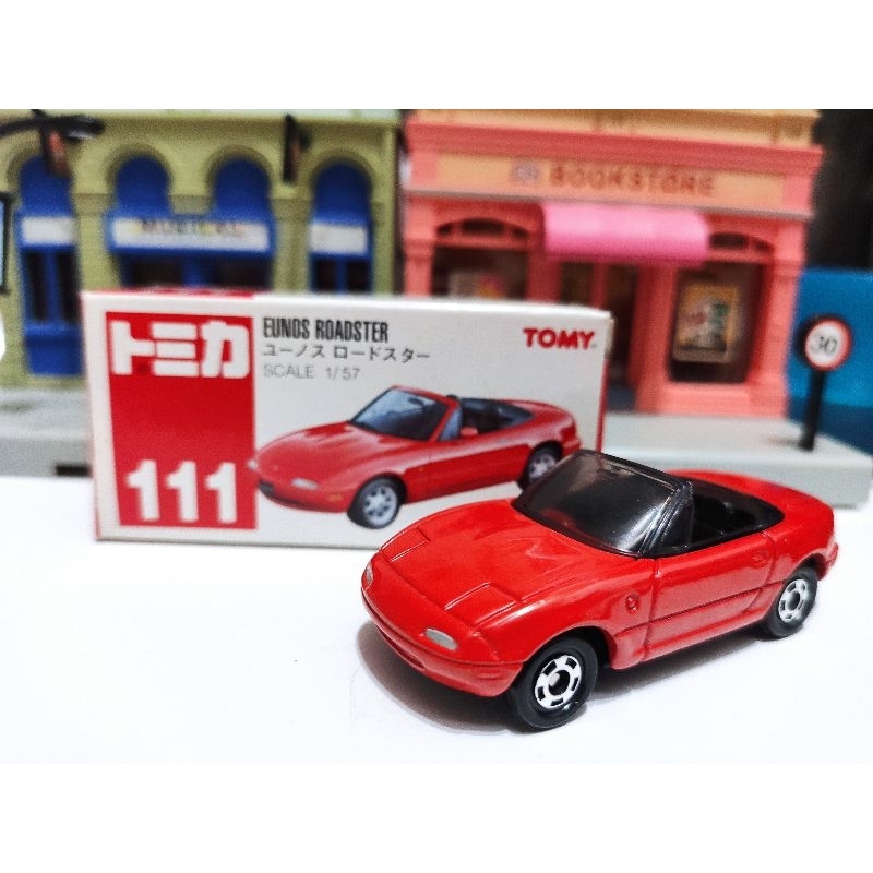 Tomica 紅標 No.111 絕版 111 馬自達 Mazda Eunos Roadster 經典 小超跑