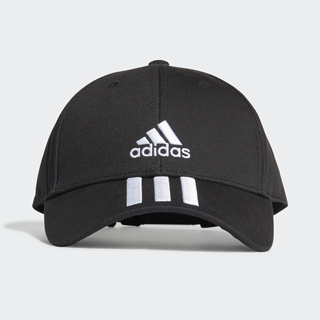 adidas 3-STRIPES 棒球帽 男/女三線 流行 老帽 基本款 黑色 FK0894