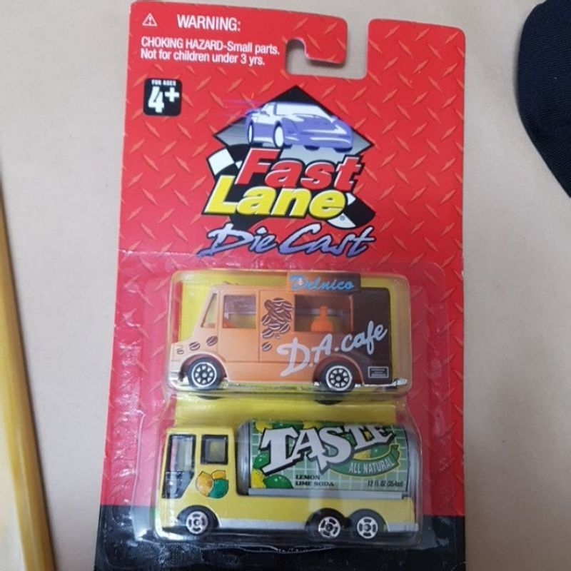 全新 1999製造 fast lane diecast 咖啡餐車 檸檬卡車