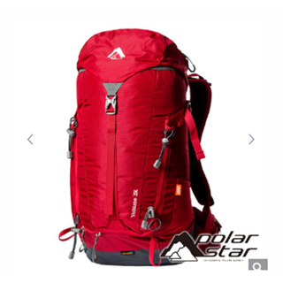 【PolarStar】透氣健行背包35L『紅色』P20801 露營.戶外.旅遊.自助旅行.多隔間.登山背包.後背包.肩背