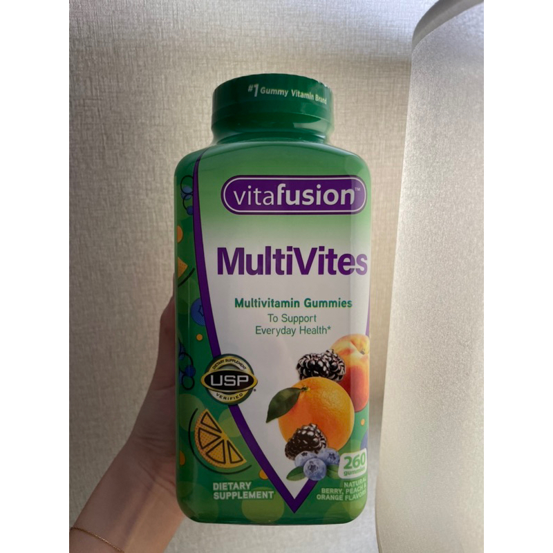 ！現貨！美國代購-Vitafusion成人綜合多種複合維生素軟糖 260粒/期限2024/09