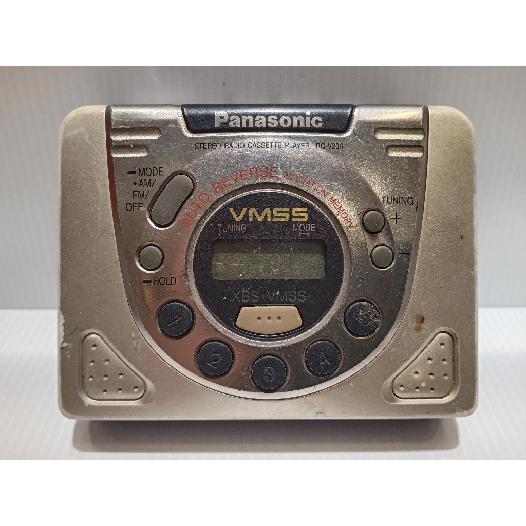 卡帶會轉但沒聲音 收音機正常 國際牌 Panasonic 卡式隨身聽 錄音機 收音機 RQ-V206LT