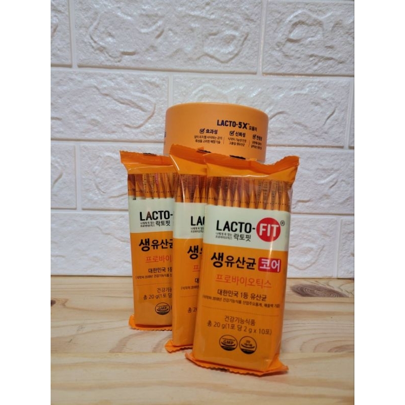 韓國LACTO-FIT益生菌 橘色加強款3小包30條