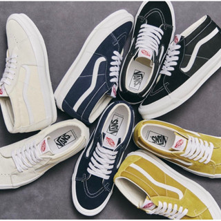 [unclev1966] 代購 Vans Vault OG Sk8-Mid Lx 米白/深藍/芥末黃/黑色 滑板鞋