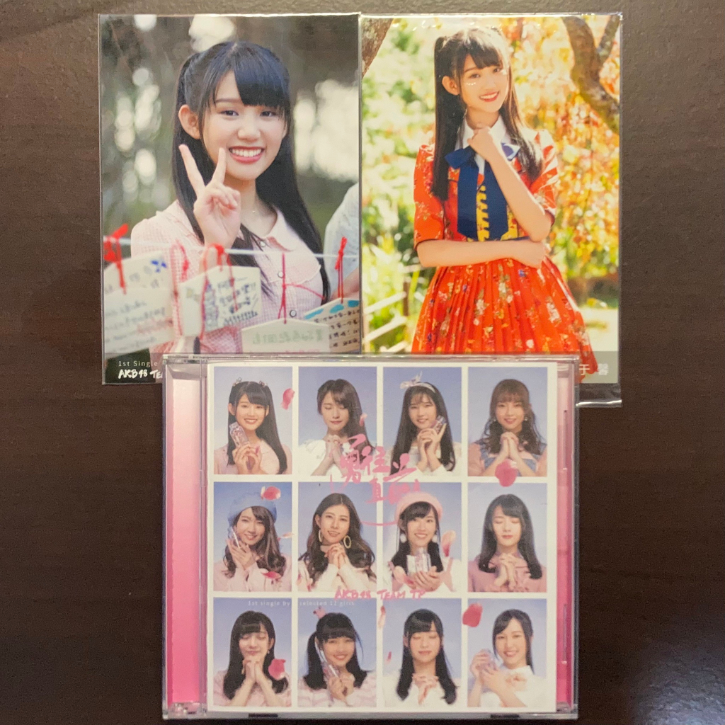 AKB48 Team TP 2018 勇往直前 櫻花瓣 首單 一單 單曲 拆封空盤 生寫 生寫真 林于馨 冼迪琦 邱品涵