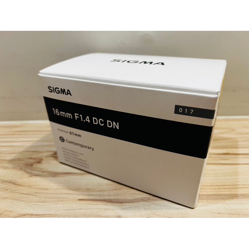 [二手] SONY相機 E-mount SIGMA 16mm F1.4 DC DN 適用SONY E-Mount 8成新