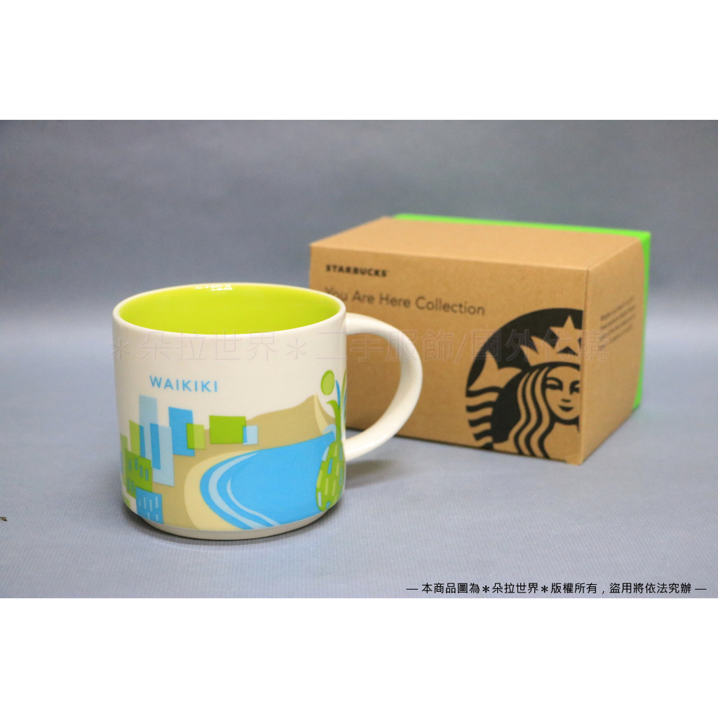 ⦿ 威基基 Waikiki 》星巴克STARBUCKS 城市馬克杯 咖啡杯 YAH系列 美國 414ml