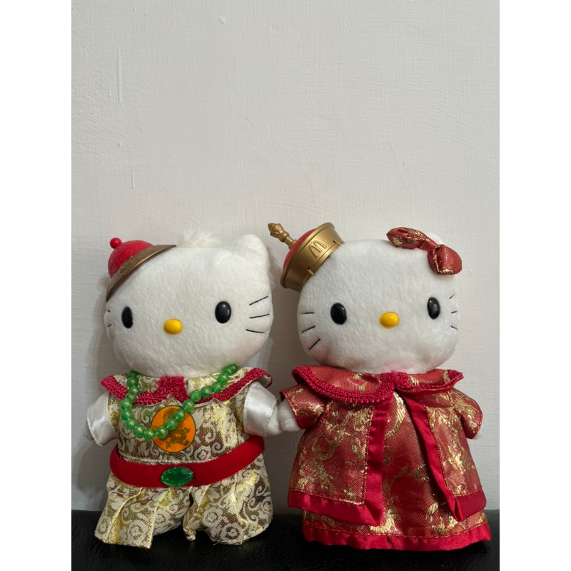 Hello kitty 麥當勞 1999 2000  絕版限量 kitty娃娃玩偶 限定版 情定紫禁城