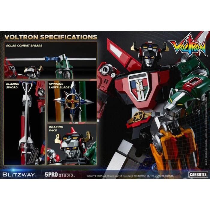 【台中金曜】店鋪現貨 BLITZWAY 5PRO Voltron 聖戰士 五獅合體 百獸王 合金 可動完成品