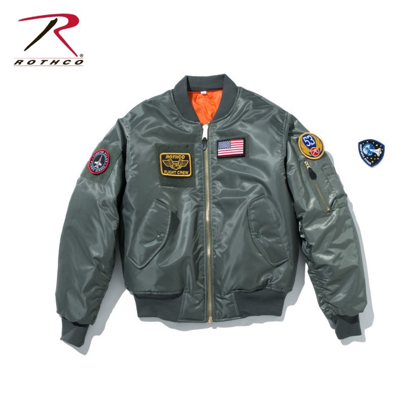 《全新現貨》美國ROTHCO繡標款MA-1飛行夾克