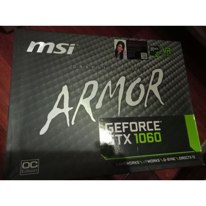 MSI GeForce GTX 1060 ARMOR 6G OC