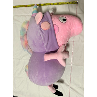 [全新] 正版 Peppa Pig 佩佩豬 獨角獸款 彩虹獨角獸 粉紅豬小妹 12英吋 18英吋 絨毛 娃娃
