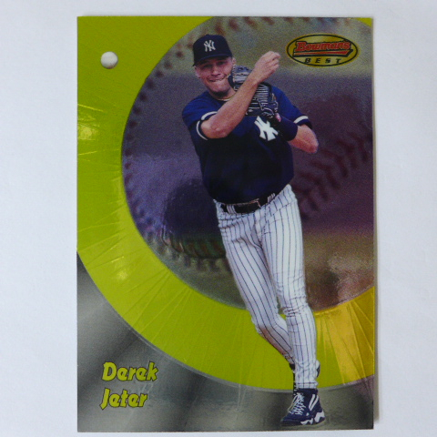 ~ Derek Jeter ~名人堂/德瑞克·基特 MLB球星.1998年.金屬設計.經典棒球卡