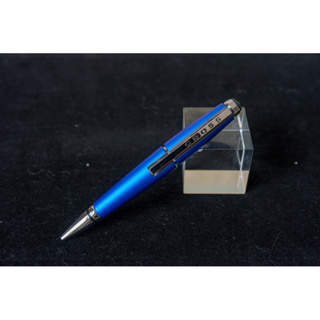 美國CROSS EDGE珠光寶藍伸縮式鋼珠筆