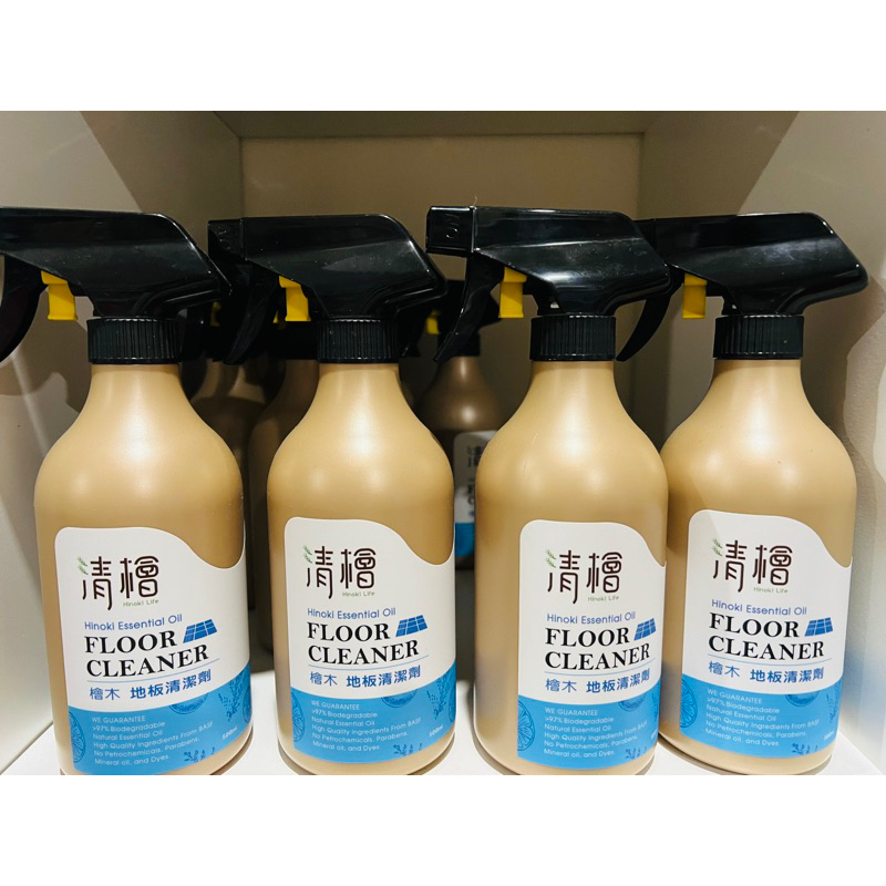 《現貨》檜木地板清潔劑500ml/瓶 清檜生活 Hinoki Life  台灣製造 保證公司貨
