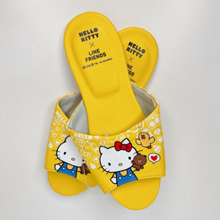 ♥踏踏小舖♥正版Hello Kitty 造型室內拖鞋 居家 涼感 PVC拖鞋 防水防臭 防滑耐磨 地板拖鞋 黃色25號款