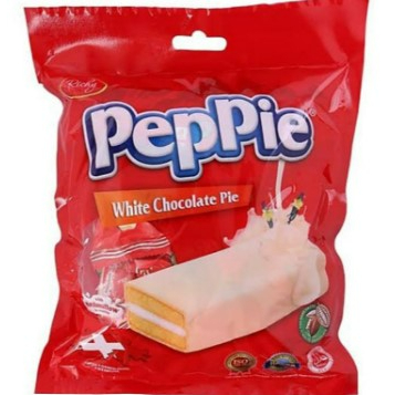 越南 Peppie white choco pie 白巧克力派 餅乾 216g