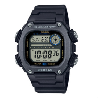 CASIO 數位/指針 十年電力 200米防水 數位顯示系列 DW-291HX-1A