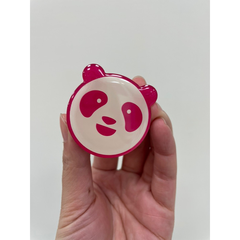 粉紅熊貓 foodpanda 熊貓 手機支架加小收納袋