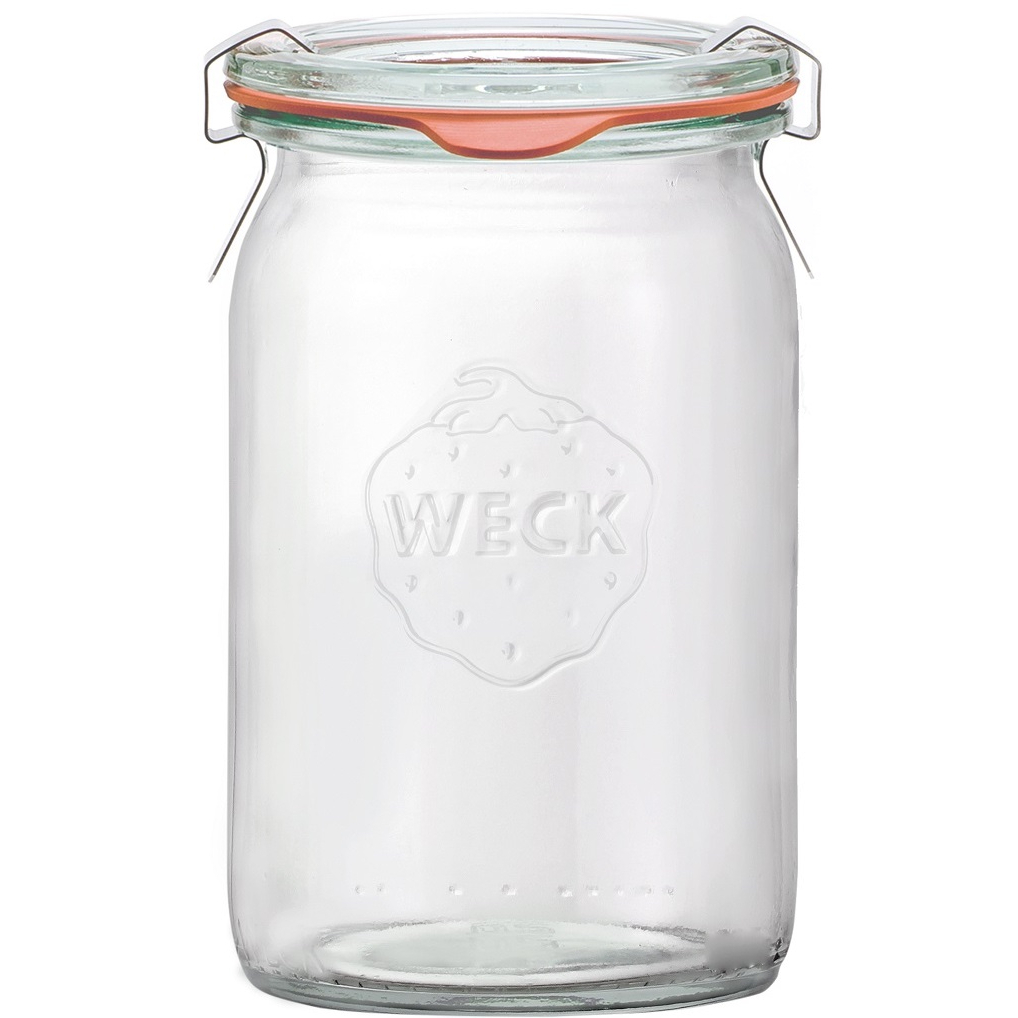 德國 Weck 789 玻璃罐附玻璃蓋 Straight Jar (附密封圈XS) 145ml XS (WK062)