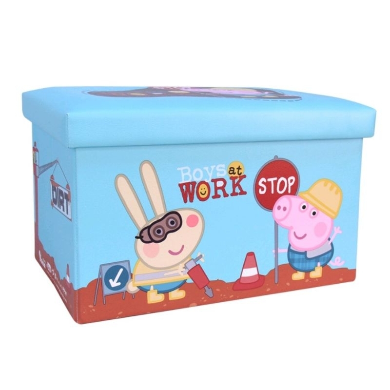 【全新現貨】YODA 佩佩豬 Peppa Pig 收納箱 卡通收納箱 玩具收納