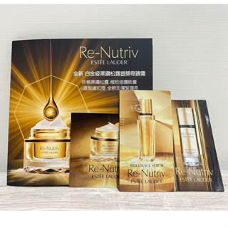 ESTEE LAUDER 雅詩蘭黛 Re-Nutriv 白金級黑鑽松露雙效奇蹟霜 黑鑽松露賦活微導金萃 奇蹟修護亮眼精萃