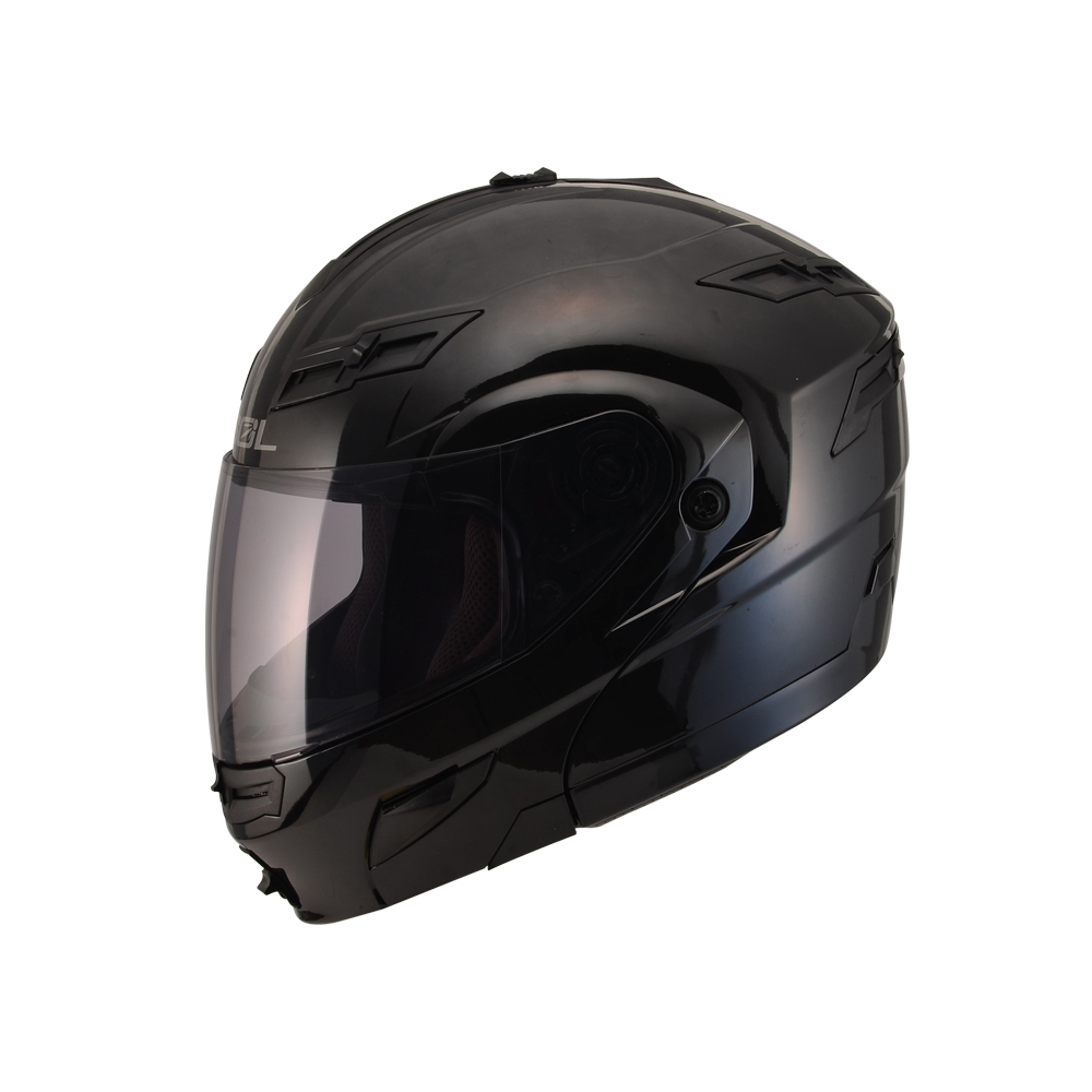 【SOL Helmets】SM-1可掀式安全帽 (素色_素黑) ｜ SOL安全帽官方商城