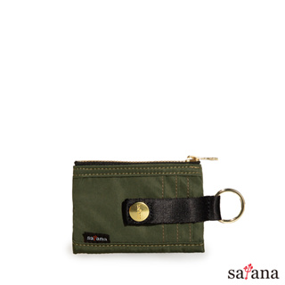 【satana】Soldier 繽紛卡片夾/零錢包-軍綠色(SOS1931)｜卡片零錢包 鑰匙圈 卡片收納夾 卡片包