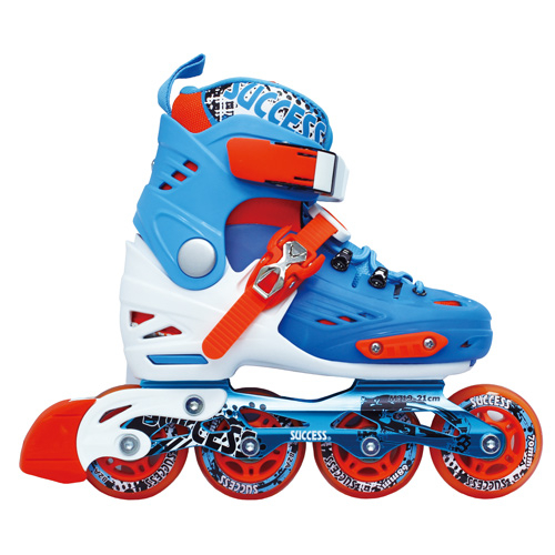 成功SUCCESS 鋁合金硬殼可調式溜冰鞋組/直排輪(含頭盔.護具.背袋)S0410