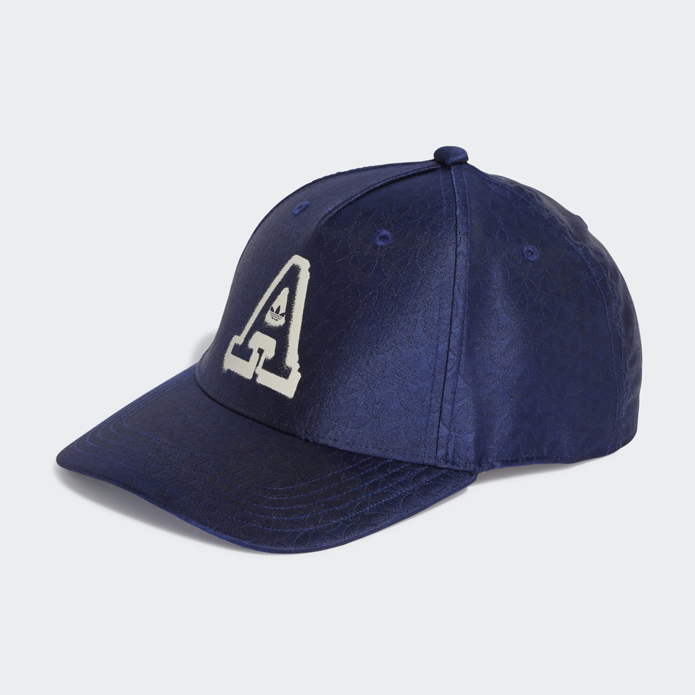 ADIDAS 休閒帽 CAP TREFOIL AOP 女 IC2094 藍色