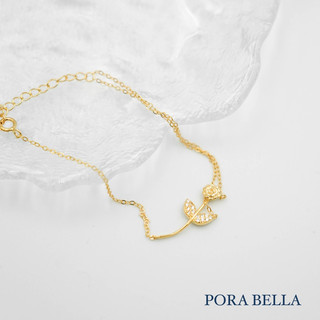 《Porabella》925純銀手鍊手環 小王子的玫瑰花鋯石手鍊 優雅氣質鋯石手鍊 Bracelets