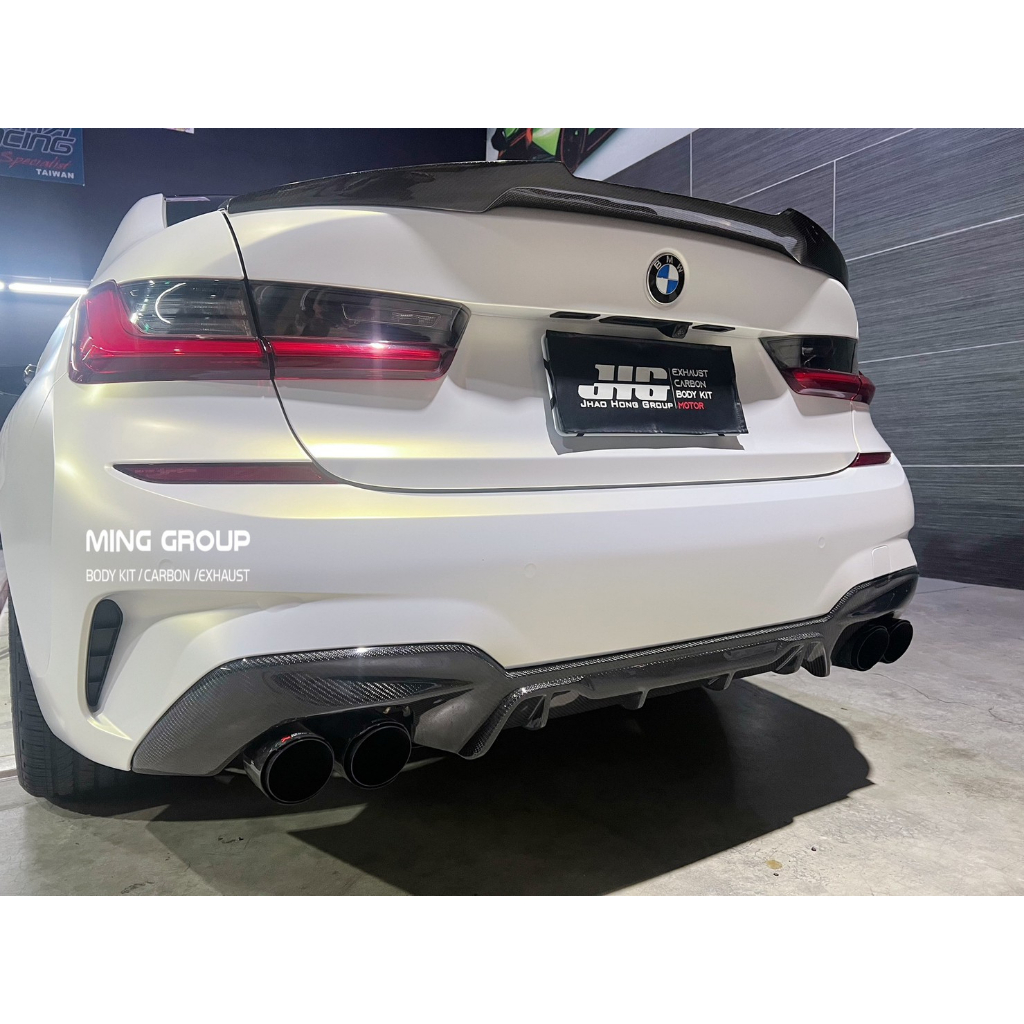 【MING GROUP國際】BMW G20 M4樣式 碳纖維尾翼
