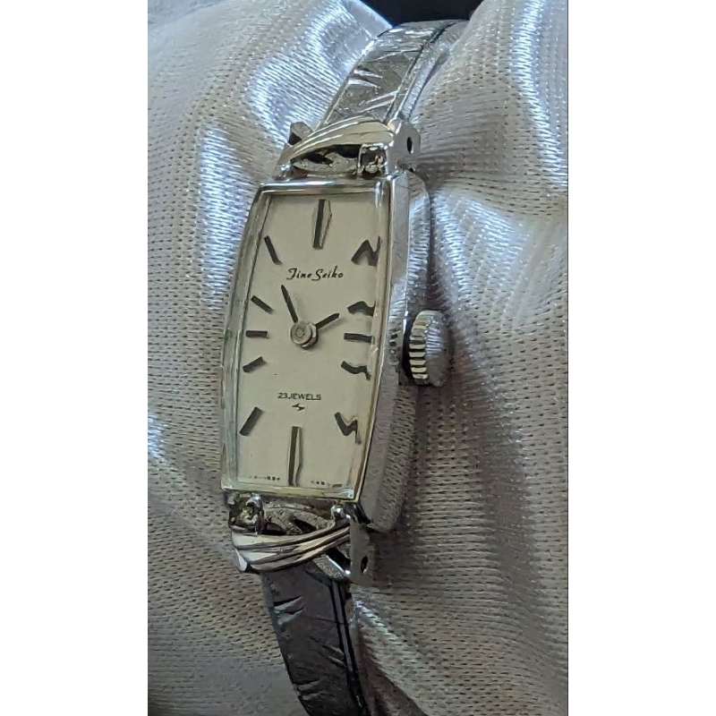 1970年代停產 Seiko (Fine Seiko)仕女手上鍊古董機械錶