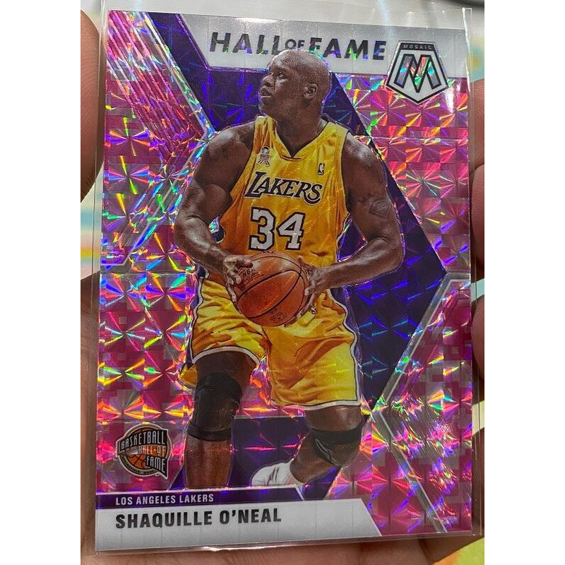 NBA 球員卡 Shaquille O'Neal  2019-20 Mosaic Pink Camo 亮面