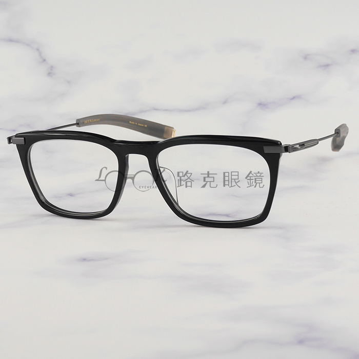 【LOOK路克眼鏡】 DITA 光學眼鏡 LANCIER 鈦 黑色 方框 403 01