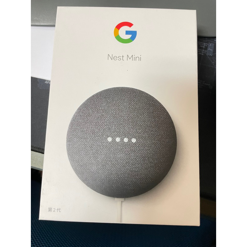 台灣公司貨 Google Nest Mini 2 中文化 智慧音箱 石墨黑