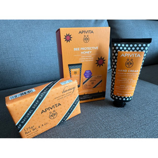 「全新」限量包裝-APIVITA蜂蜜滋潤保濕組(護手霜 50ml+潔膚皂 125g)