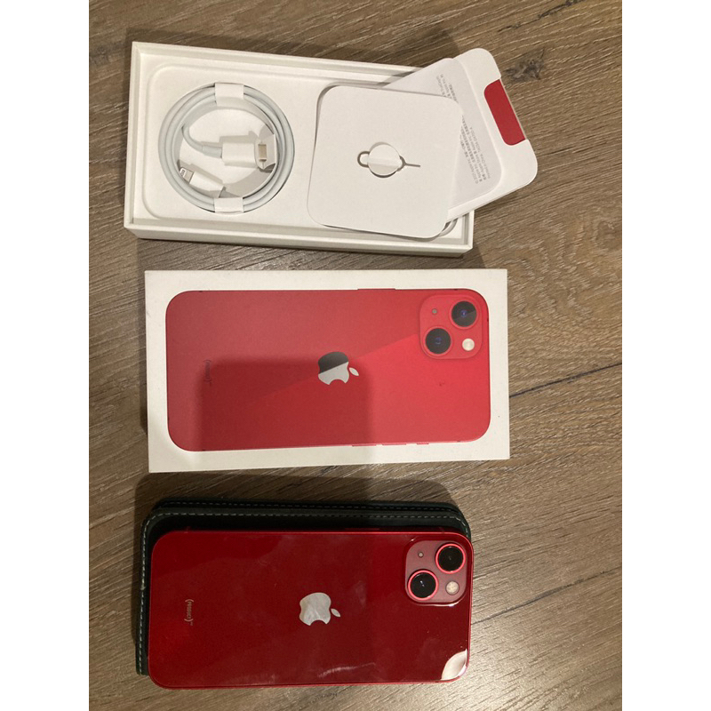 Apple iphone13 128g 紅色 保固內 免運費