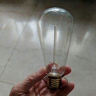 造型鎢絲燈泡，40瓦，全新