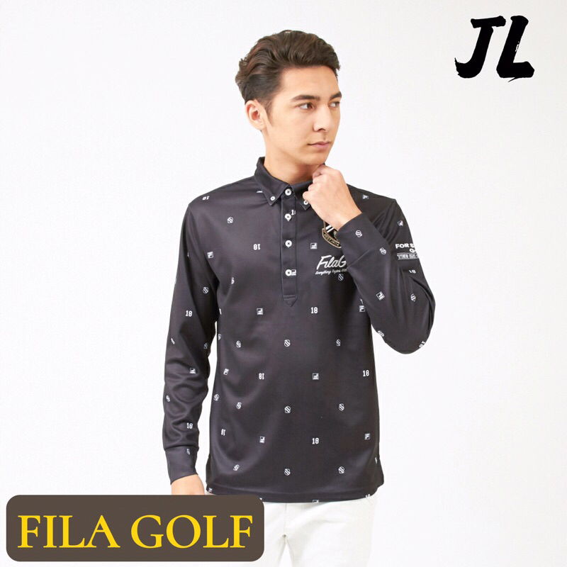 《金龍精品》 FILA GOLF  長袖高爾夫Polo衫  /全新正品/高爾夫/運動休閒/