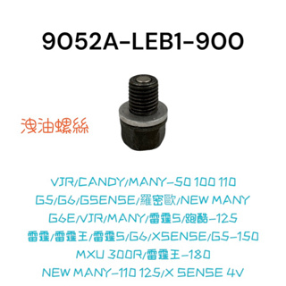 （光陽正廠零件） LEB1 VJR MANY G5 G6 雷霆 磁鐵 卸機油 螺絲 卸油螺絲 磁吸 洩油螺絲 機油螺絲