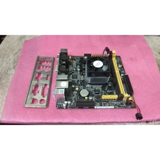 賣2手良品華碩 AM1I-A主機板+AMD Sempron 3850 四核心附檔板