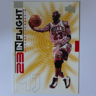 ~Michael Jordan~黑耶穌/空中飛人/MJ喬丹 1998年UD.23 IN FLIGHT籃球特殊卡 IF12