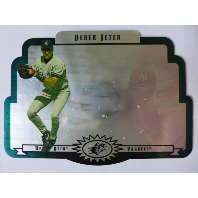 ~ Derek Jeter ~名人堂/德瑞克·基特 MLB球星.1996年SPX.切割設計.棒球雷射卡