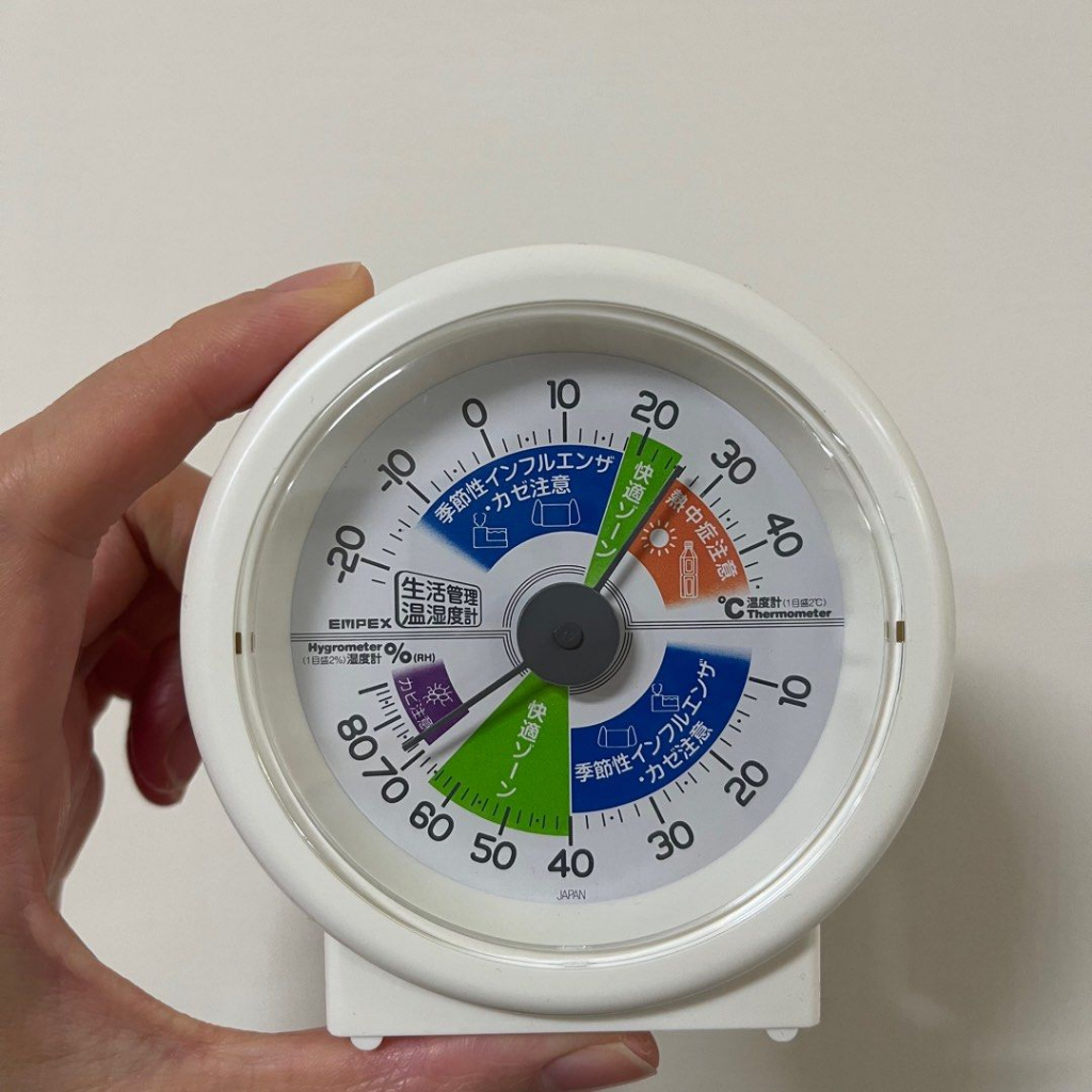 日本製 生活管理 溫度計 溼度計