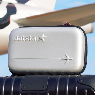 wbar☆日本Jetstar10週年行李箱造型收納包 捷星航空多功能收納包 化妝包