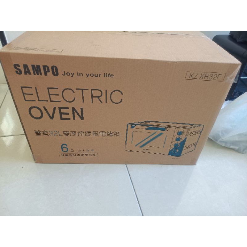SAMPO 聲寶32L雙溫控旋風電烤箱 原廠公司貨 抽獎抽到1850元