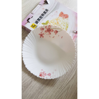 鍋寶耐熱花朵餐盤 日本製水晶玻璃檸檬水果盤