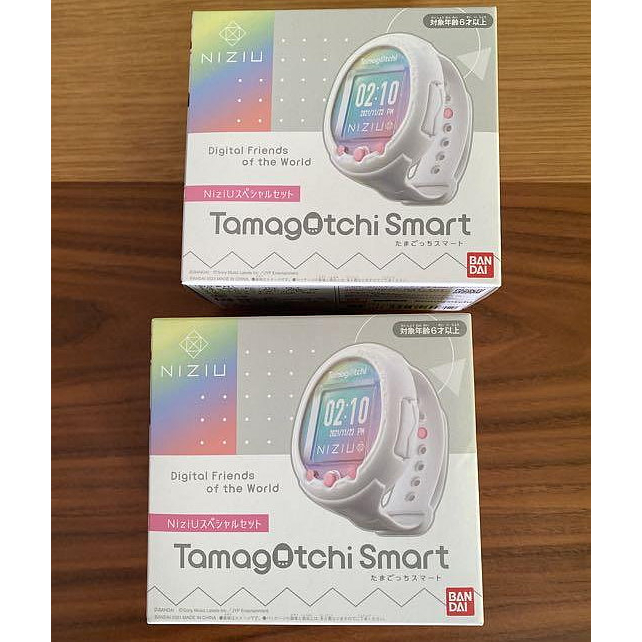 台灣現貨!! BANDAI 萬代 Tamagotchi Smart NiziU 日版 塔麻可吉 手錶 電子機 盒況優