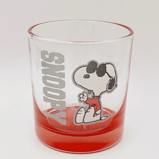 (全新現貨)史努比 snoopy 玻璃杯 史努比玻璃杯 杯子 玻璃水杯高8公分x7公分